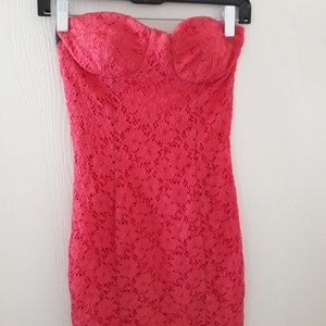 Foreign Exchange Coral Minidress